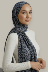 Abstract Leopard Modal Hijab - 3 Colors