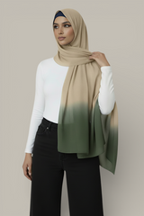 Ombre Hand Dip Modal Hijab - 10 Colors