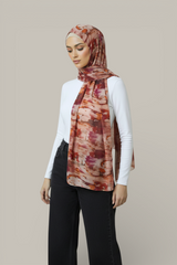 100% Modal Waterink Hijab - 4 Colors