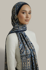 Luxe Paisley Pashmina Modal Hijab Scarf - 6 Colors
