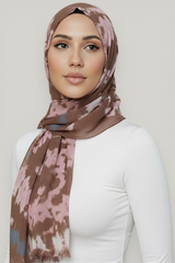 Bold Tie-Dye Modal Blend Hijab Scarf
