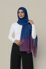 Ombre Hand Dip Modal Hijab - 10 Colors