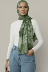 Tie-Dye Modal Hijab - 8 Colors