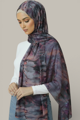 100% Modal Waterink Hijab - 4 Colors