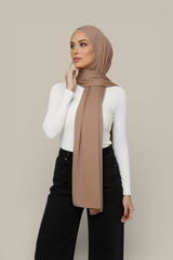 Premium Medina Chiffon Hijab - 22 Colors