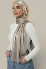 Shiny Muna Plissé Hijab Scarf - 22 Colors