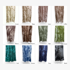 Tie-Dye Modal Hijab - 12 Colors