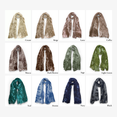 Tie-Dye Modal Hijab - 12 Colors