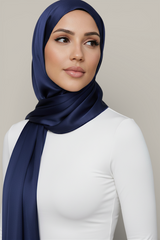 Plain Silky Hijab - 20 Colors