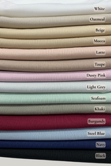 Ribbed Bamboo Jersey Hijab - 14 Colors