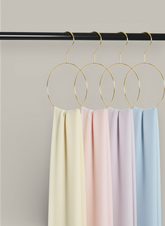 Small Round Gold Hijab Scarf Hanger