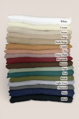 Large Cotton Hijab - 16 Colors