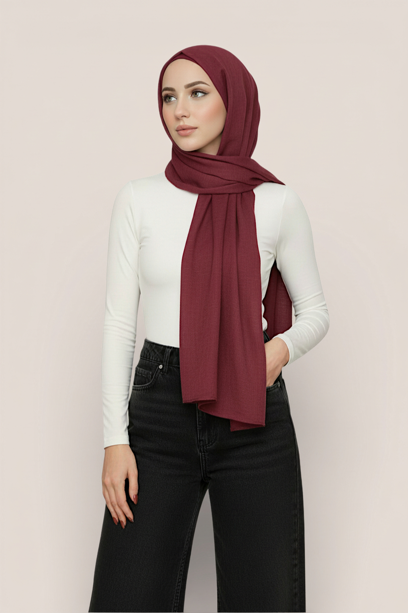 Large Cotton Hijab - 16 Colors