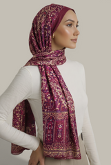 Luxe Paisley Pashmina Modal Hijab Scarf - 6 Colors