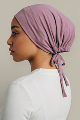 Bamboo Jersey Hijab Tie Back Undercap