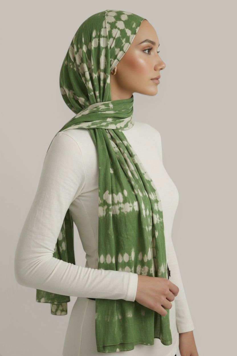 Abstract Ink Modal Hijab Scarf