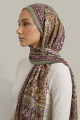 Luxe Paisley Pashmina Modal Hijab Scarf - 6 Colors
