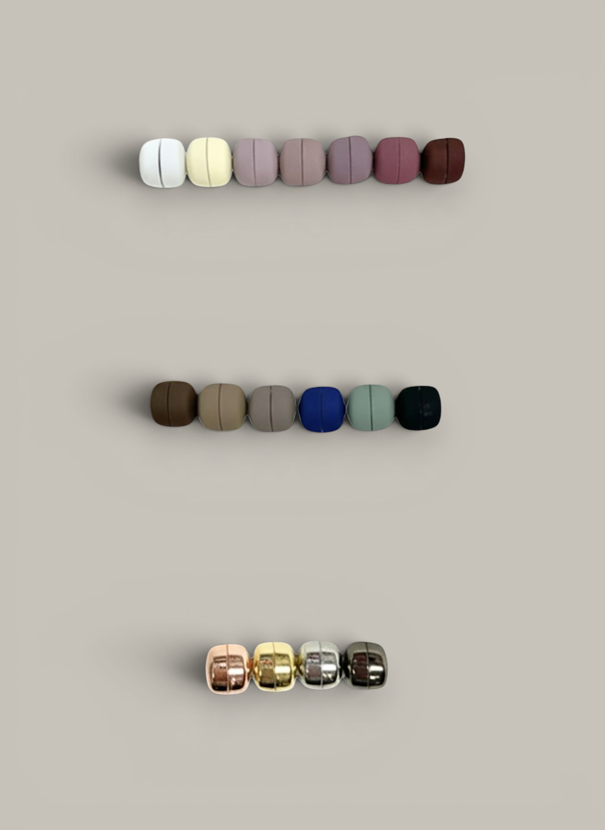 Premium Hijab Magnets (12 pairs per pack) - 17 Colors