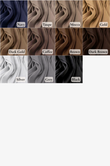 Ribbed Satin Hijab Scarf - 35 Colors