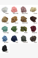 Pearl Crinkle Hijab - 17 Colors
