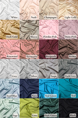 Plain Silky Hijab - 20 Colors