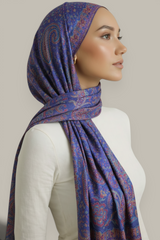 Luxe Paisley Pashmina Hijab Scarf - 8 Colors