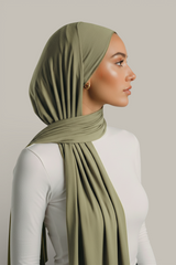 Fine Stretch Jersey Hijab - 20 Colors