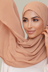 Premium Medina Chiffon Hijab - 22 Colors