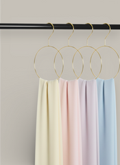 Small Round Gold Hijab Scarf Hanger