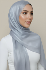 Shiny Muna Plissé Hijab Scarf - 22 Colors